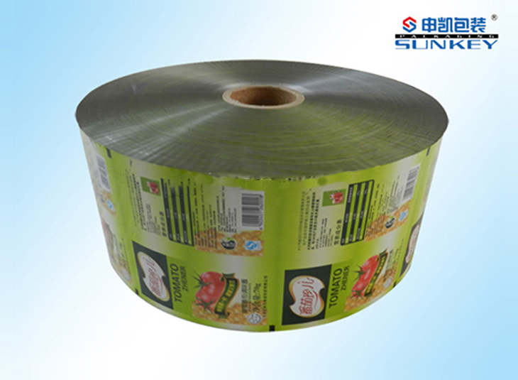 鋁（lǚ）塑（sù）包裝複合卷（juàn）膜|食品包裝（zhuāng）膜|番茄醬醬包裝