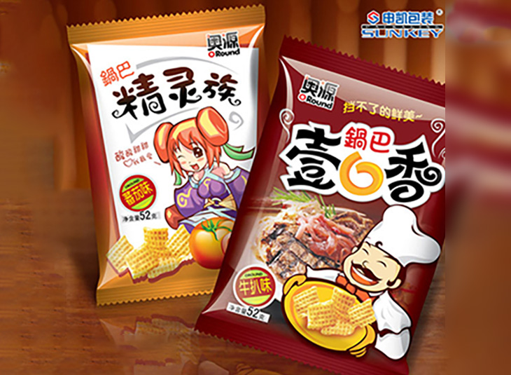 休閑食品（pǐn）包裝袋,彩印塑料包（bāo）裝（zhuāng）袋