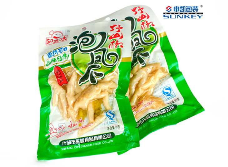 雞爪真空包裝袋,鴨爪真空包裝（zhuāng）袋