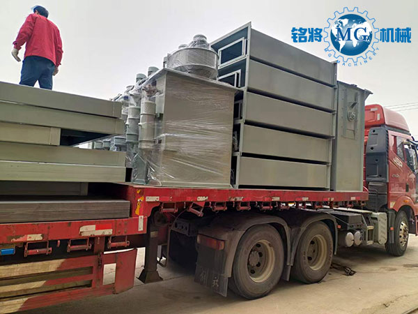 江蘇張家港客（kè）戶幹粉砂漿生產線（xiàn）設備發貨