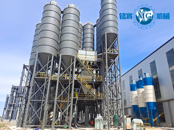 年（nián）產50萬噸幹混砂漿攪拌站